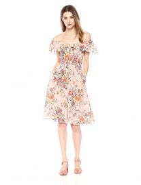 Rebecca Taylor Sleeveless Marlena Ruffle Dress at Amazon